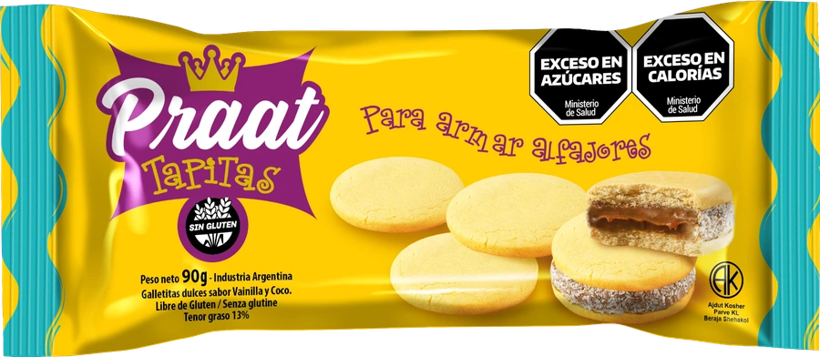 Tapitas para alfajores Praat