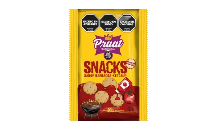 Snacks sabor barbacoa ketchup